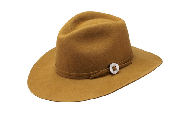 The Phoebe Wool Felt Wide Brim Fedora Hat for Men and Women