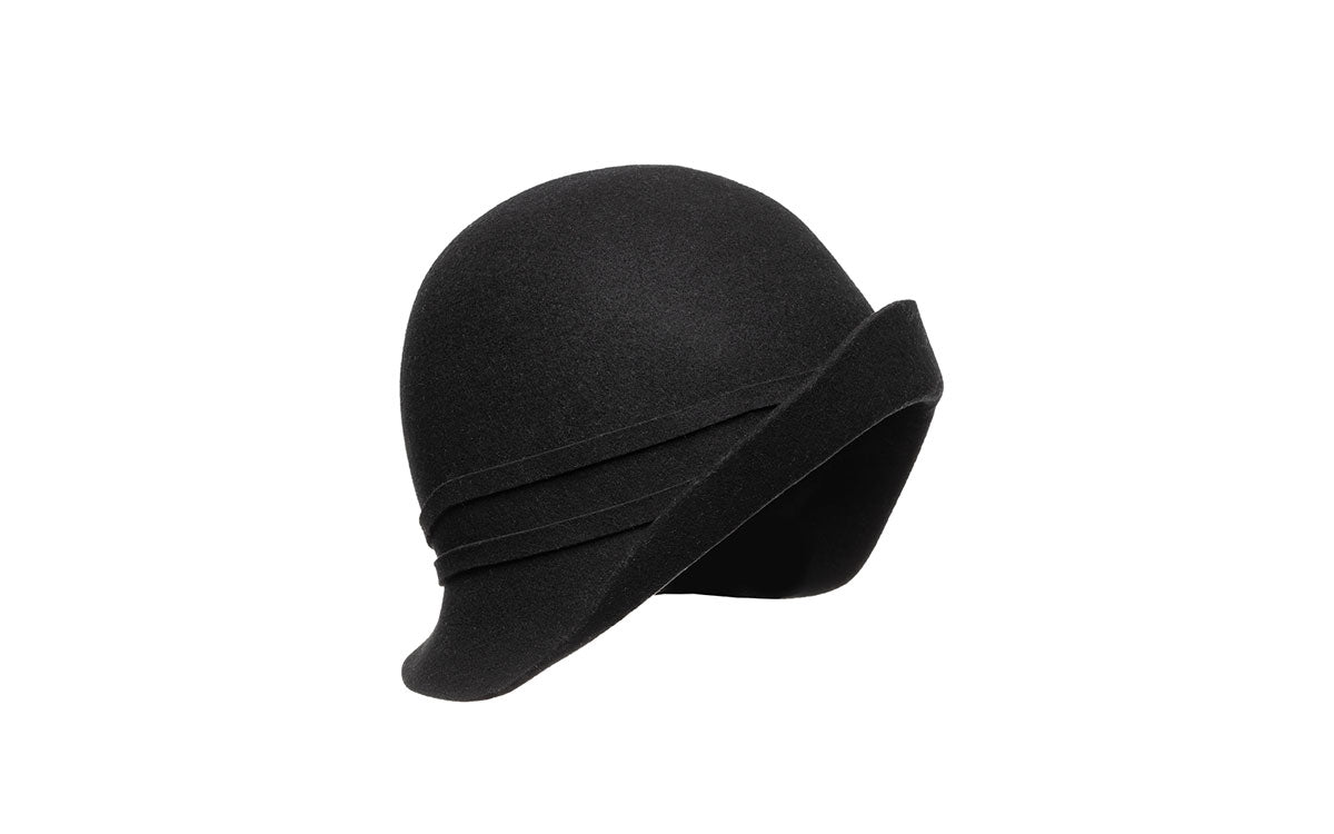 The Joyce Asymmetrical Cloche Hat for Women Jamie Slye Hats Accessories